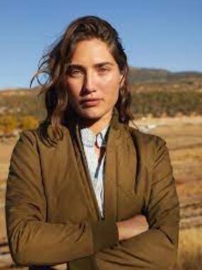 Christy Dawn The Chandler Quilted Bomber Jacket in Olive - Size Small